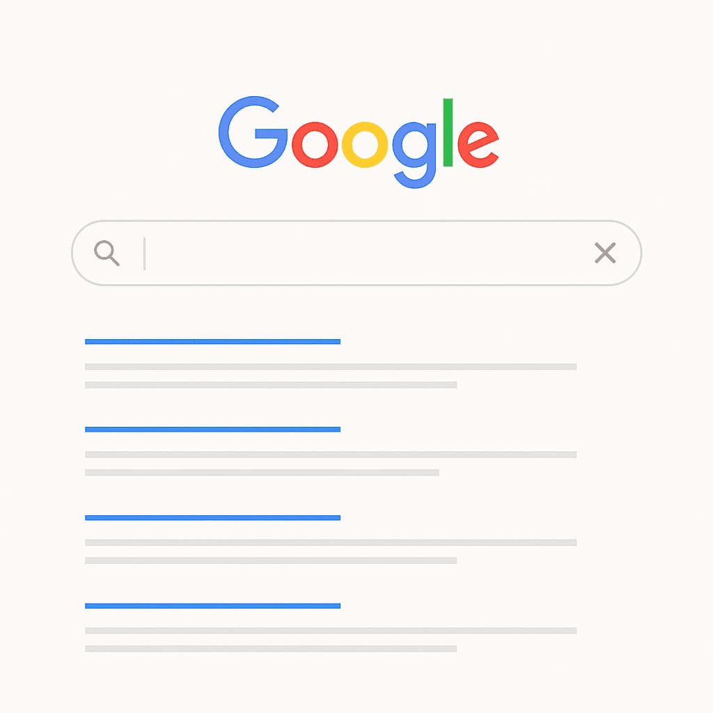 SEO Tradicional - Resultados de búsqueda en lista